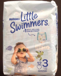 Little Swimmers diapers size 3 - 12 count