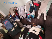 Boys clothing lot 3-12 months