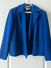 Woman's wool jacket Blue colour.Size 8.