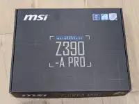 MSI Z390-A PRO + Intel G4930 3.2GHz + 4GB DDR4 RAM