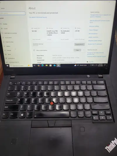 Laptop Lenovo T14 - 16 GB ram, View more