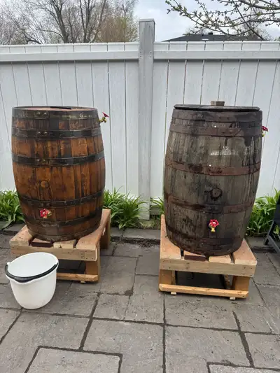 oak rain barrels , View more
