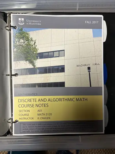 Discrete Math (MATH 3120), View more