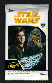 SOLO A STAR WARS STORY FACTORY SEALED HOBBY PACK