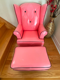 Chair for Kids with Ottoman