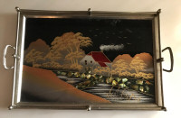 Serving Tray 1940s Japanese Abalone