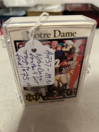 Notre Dame Football Cards Set 89-90 College RARE Showcase 304