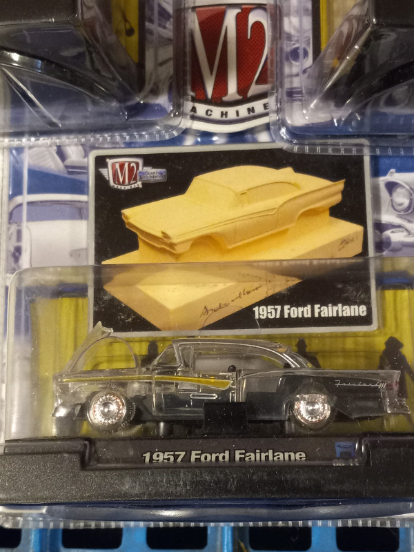 M2 1:64 1957 Ford Fairlane Clearly Auto Thentic HTF Lot of 3 NEW in Toys & Games in Trenton - Image 4