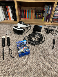 PSVR 1 Bundle - Headset, Camera, Move Controllers & Games