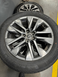 2021 Toyota rav4 original rims and tires 235/55/19
