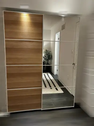     IKEA PAX Wardrobe + 10 Drawers + Glass Shelves + Organizers, View more