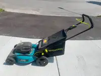 A almost new two years old electrical mower