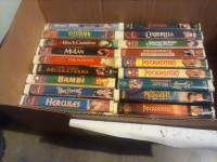 Old VHS Disney movies ( Masterpiece Collection)