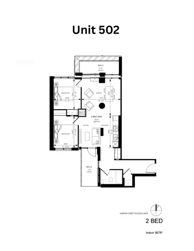 2-Bedroom Apartments for Rent at Yonge & Eglinton