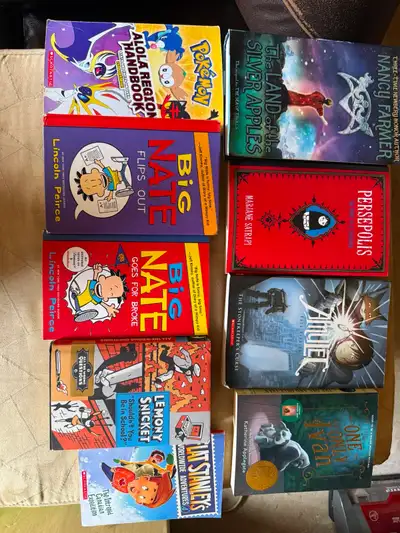 Kids & YA Book Lot - 9 Books , View more