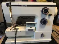 "White" Vintage Sewing Machine w/pedal , Model # 510
