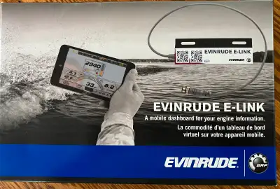 Evinrude e- link #0768403 module pour tableau virtuel sur votre appareil cellulaire. Besoin d’avoir...