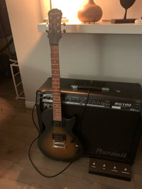 Guitar Les Paul Epiphone avec Amp Randall