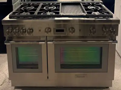 NEW! 48” GAS Double Oven Stove “THERMADOR” , View more
