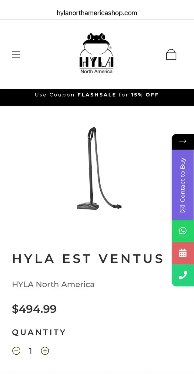 Hyla Ventus EST Vacuum Cleaner New! in Vacuums in Oakville / Halton Region - Image 10