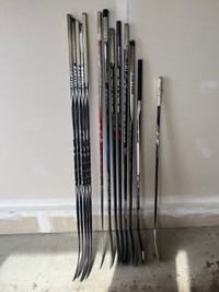 Left handed hockey sticks