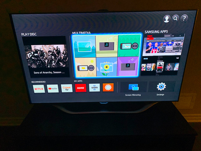 Samsung smart TV 55” LED in TVs in Ottawa
