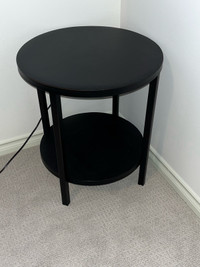 Crate and Barrel “Echelon” Round Side Table