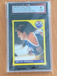 1985 OPC Wayne Gretzky Bob Bottom KSA 4 Centered and Unmarked!!!