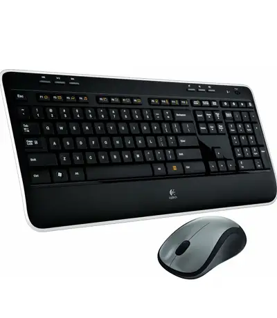 Wireless computer keyboard and mouse, View more