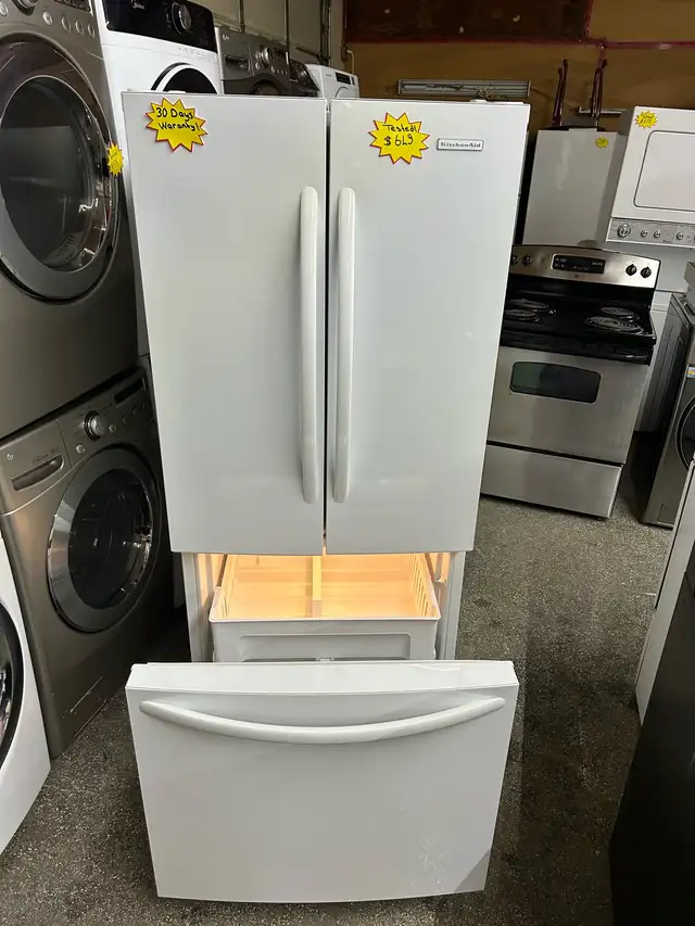 Fridge 30”- KitchenAid - %100 working 30 Days Warranty in Refrigerators in Kitchener / Waterloo - Image 9