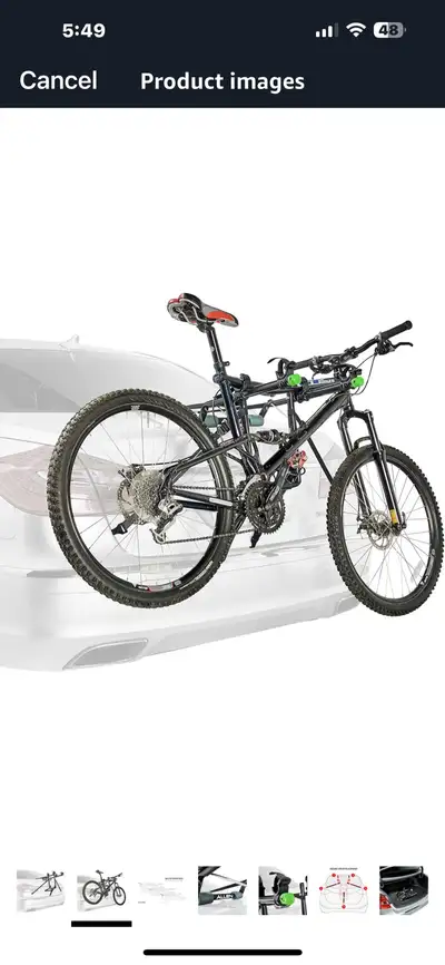 Sports Deluxe 2-Bike Trunk Mount Rack, View more