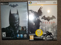 Batman Arkham Origins and Arkham City for PC never been opened
