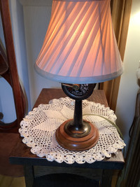 Antique Maritime Brass Ship Telegraph Table Lamp