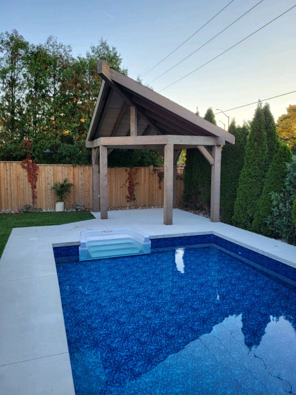 Timber frame structures, Pergola's,Gazebos,Outdoor kitchens. Decks & Fences St. Catharines
