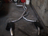 Complete 1980 SBC Corvette duel exhaust with headers for sale