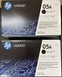 2 brand new in box HP 05A (CE505A) Black Original LaserJet Toner