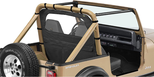 1980-2002 CJ7 and Wrangler Black Cab Curtain in Other Parts & Accessories in Edmonton