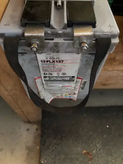 12 flx137 battery , be awesome setup for solar camp set up , or travel trailer . These are very expe...