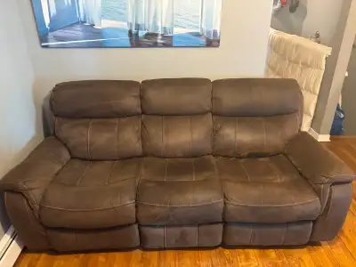 Reclining Sofa and Loveseat, View more