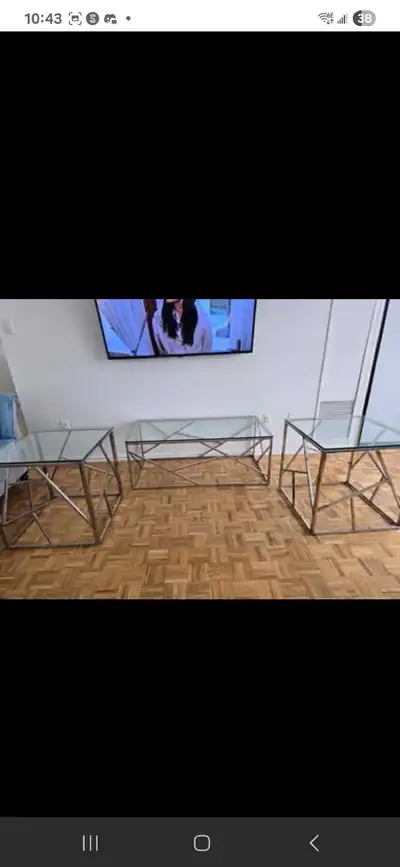 Glass Table Set, View more