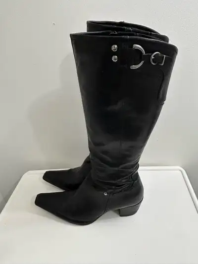 Italian Leather Western Boots, View more