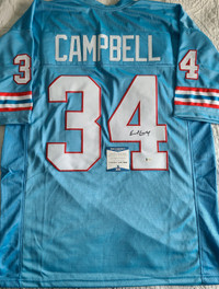 EARL CAMPBELL autographed jersey