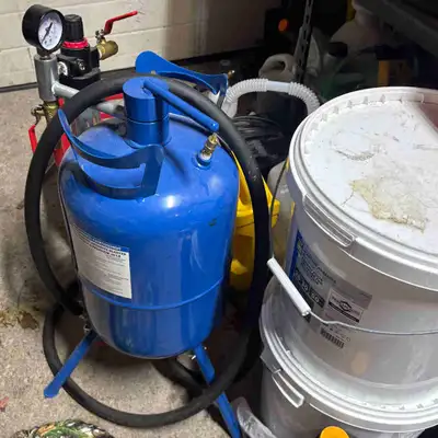 sandblaster and sand, View more