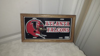 unique treasures house, Atlanta Falcons football clock