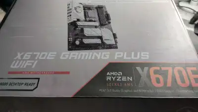 MSI X670E Gaming plus motherboard , View more