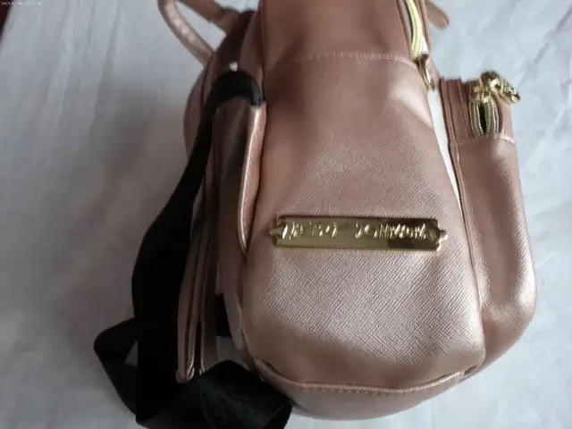Betsey Johnson Backpack Purse --Rose Gold Cat Face in Women's - Bags & Wallets in New Glasgow - Image 6