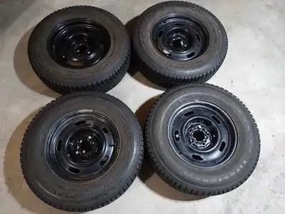 I am selling these used winter tires and rims with long life time tire tread left for $360 BRAND:-Fi...