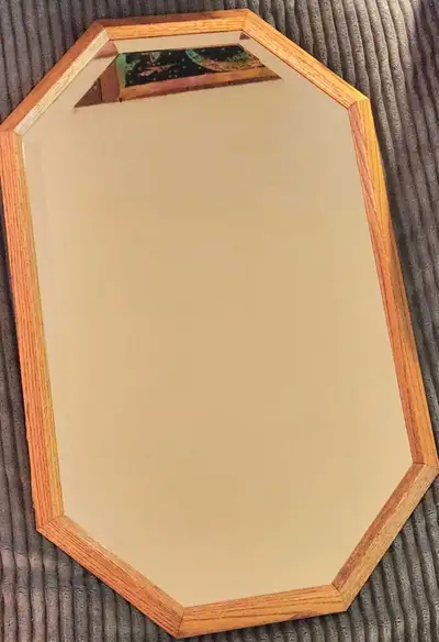 Windsor Mirror with Oak Frame, 32" x 20", View more