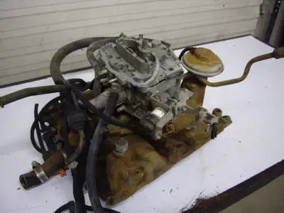 intake and carb for a 1980-81 Buick/Chev/Pont 3.8L/231cu in . intake part number 25506510, carb numb...