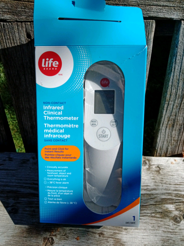 Infrared Clinical Thermometer, Point & Click Non-Contact in Health & Special Needs in Oshawa / Durham Region